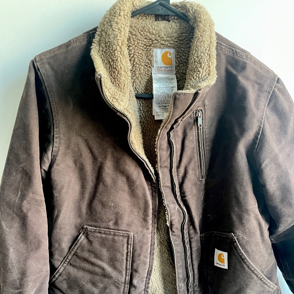 Heavy carhartt jacket (sz 0-2)